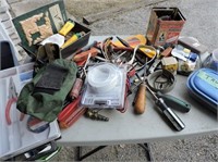 Misc. Tools, Air Fittings, Post Clamps, Tape, etc