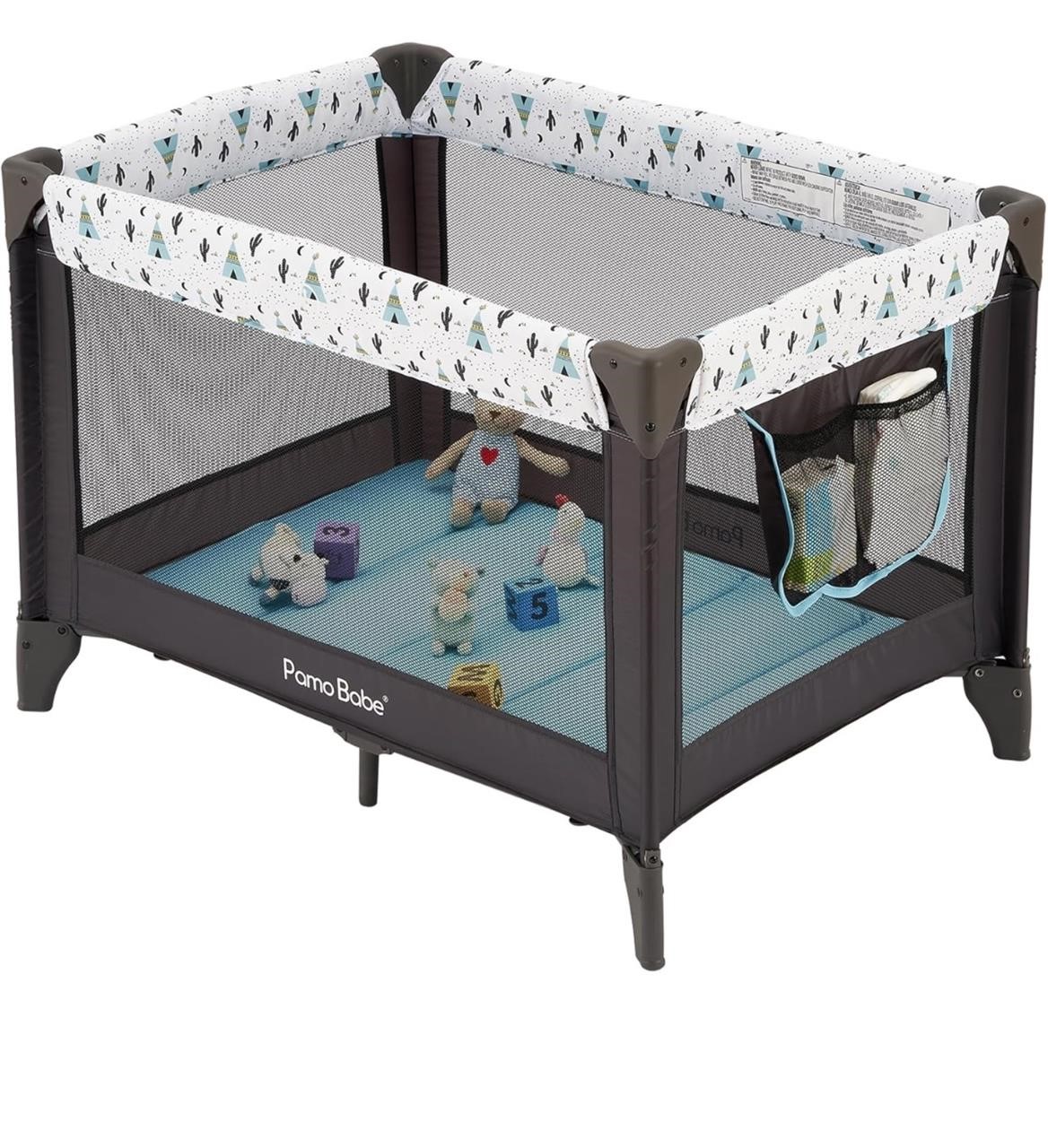 ($179) Pamo Babe Portable Baby Playpen, Baby