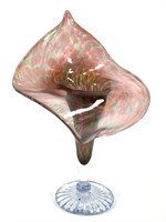 Jack In Pulpit Iridescent Watermelon Vase, Deanda