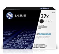 HP 37X HIGH YIELD BLACK ORIGINAL TONER CARTRIDGE