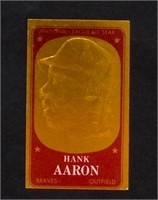 1965 Topps Gold Embossed #59 Hank Aaron