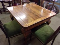 Nice Oak Draw Leaf Dining Table with