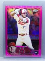 Mike Trout 2023 Topps Chrome Pink
