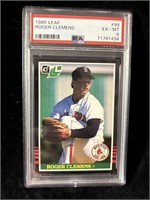 Roger Clemens Graded Rookie card