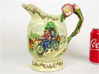 Daisy Bell Bicycle Pitcher