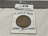 Large Penny Great Britain Coin