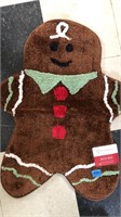 NEW Gingerbread man bath rug