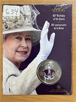 2006 Cdn $.25 -80th Birthday of the Queen