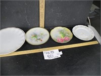 Marked plates- 1-large, 3 small