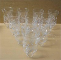 Ten Glass Globes Or Chimneys - 6-1/4" Tall