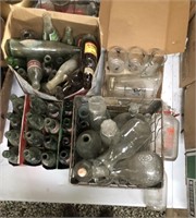 Bottles, Decanters, Pitchers & Glasses
