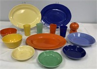 Assortment of Platters, Glasses, Bowls