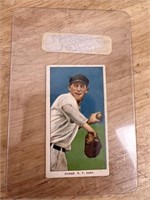1909 Hal Chase White Cap Throwing Sweet Caporal