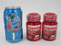 2 boites de comprimées Tylenol