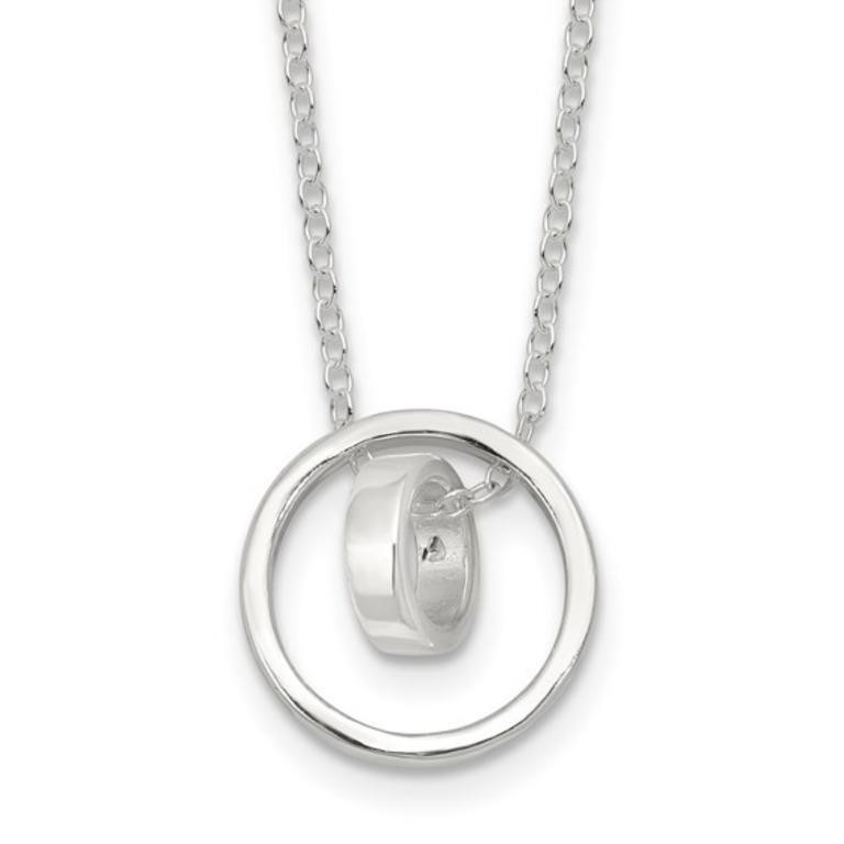 Sterling Silver E-Coating Necklace