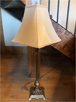 Brass Lamp w/Shade