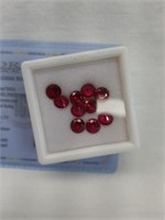 MOZAMBIQUE NATURAL ENHANCED PINK RUBY 10 PIECE