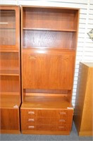 MID CENTURY G PLAN 2 PIECE WALL UNIT; 32"