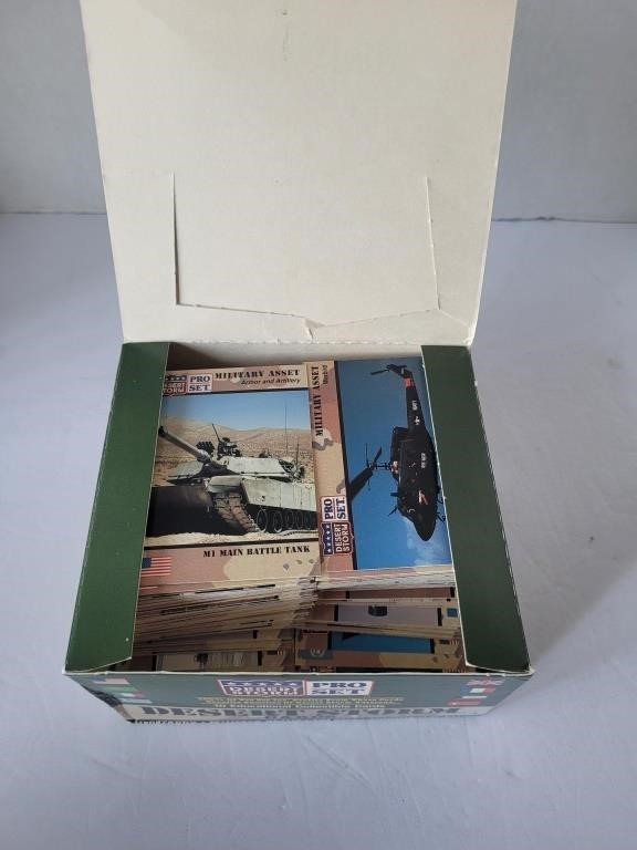 350+ 1991 Pro Set Desert Storm Cards in Box