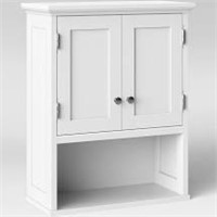 Wood Wall Cabinet, White