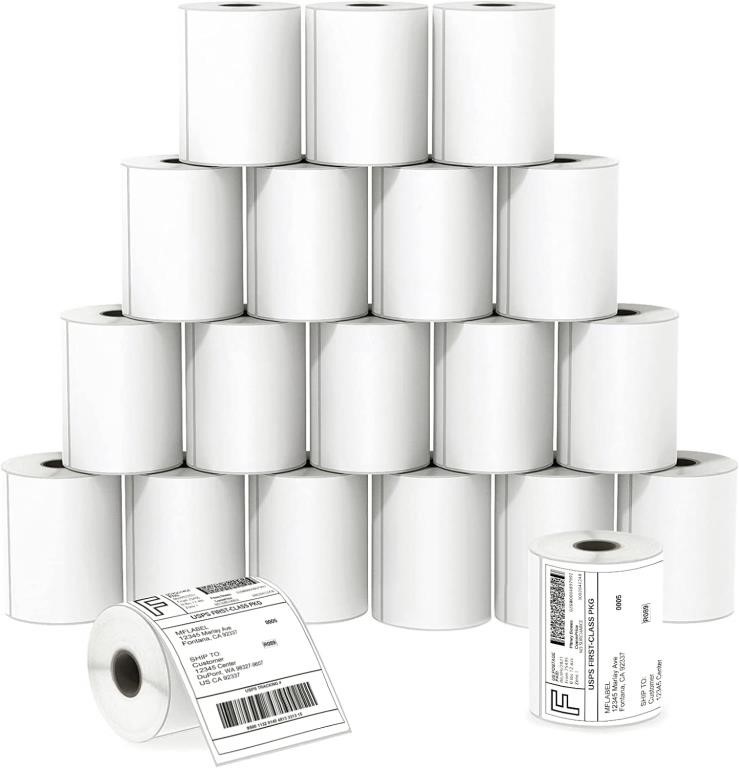 $226  20 Rolls of 250 4x6 Direct Thermal Labels