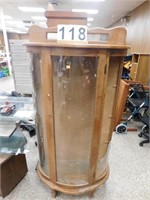 Display Cabinet 57"T X 31"W Has Glass Shelves