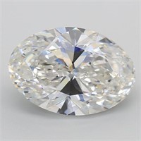 Igi Certified Oval Cut 10.03ct Vs2 Lab Diamond