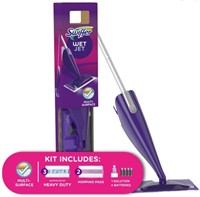 New- Swiffer WetJet Mop Starter Kit (1 Mop, 5 M