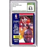 1991-92 Fleer Michael Jordan Allstar Csg 8.5