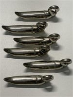 SWAN KNIFE RESTS SILVERPLATE