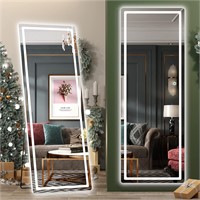 Hasipu Full Length Mirror with Lights  65 x 22