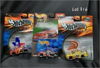 (3) Hot Wheels Car Toys Nascar Diecast