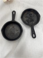 2 Cast Iron Ash Trays 1 from Muskogee