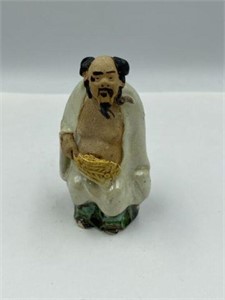 VINTAGE COLLECTOR CHINESE MUDMEN FIGURINE (APPX