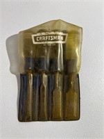 Craftsman wood chisel set