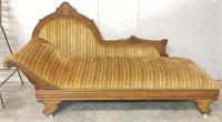 Victorian Style Chaise Lounge on Casters