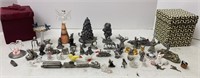 Pewter & Crystal Miniature Figurines