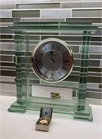 Danbury Mint Crystal Clock