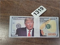 TRUMP BANDED $100 NOLVELTY BILLS