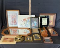 Assorted Wall Hanging Decor, Mirrors, Prints