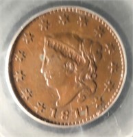 1817 Large Cent SEGS VF-20
