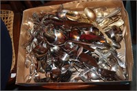 Box lot of miscellaneous flatware - Oneida - some