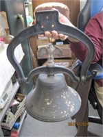 Vtg Cast Iron Farm Bell