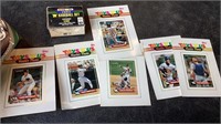 Baseball lot, pictures , cards , misc see