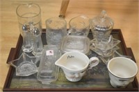 VARIETY OF GLASSWARE