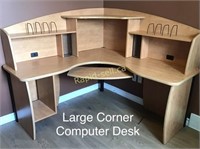 Solid Wood Corner Computer Desk