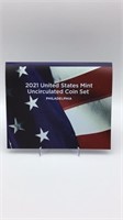 2021 U.S. Mint Uncirculated Coin Set Philadelphia