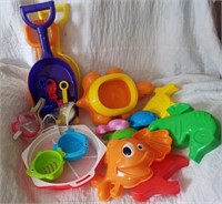 Sand Box Toys & Swim Goggles