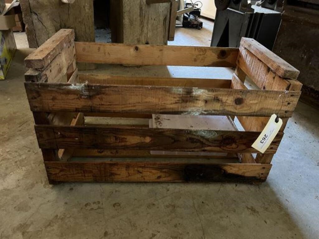 Wooden crate