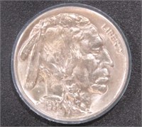 US Coins 1938-D Buffalo Nickel, BU, great luster,